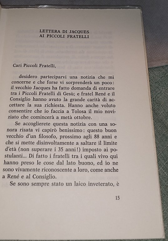 .la vocazione dei piccoli fratelli di gesu | Immagine Gallery 6