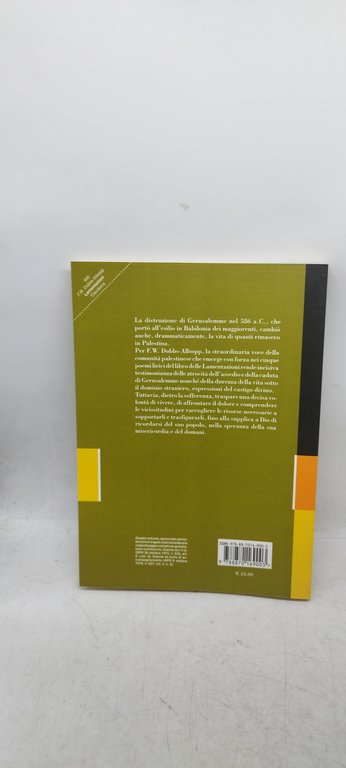 lamentazioni claudiana