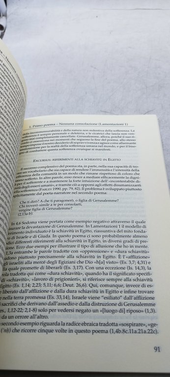 lamentazioni claudiana