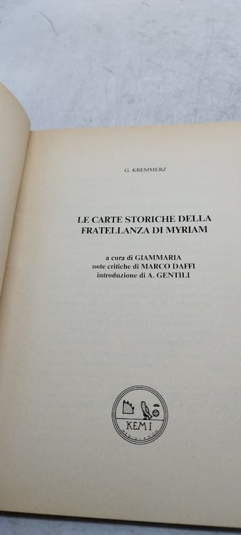 le carte storiche della fratellanza di myriam