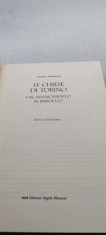 le chiese di torino dal rinascimento al barocco nuova edizione