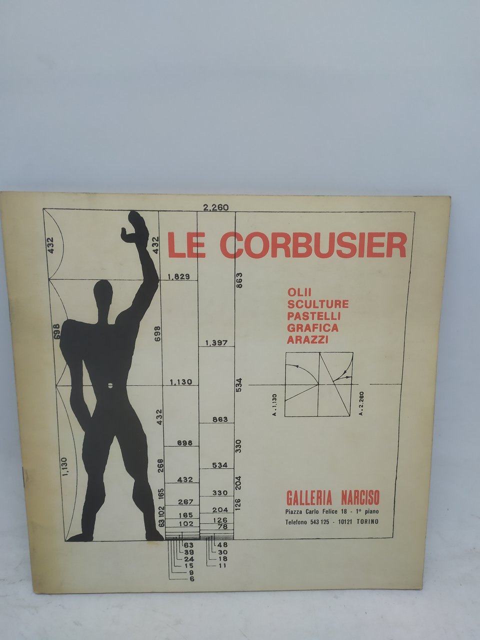 le corbusier catalogo olii sculture pastelli grafica arazzi galleria narciso