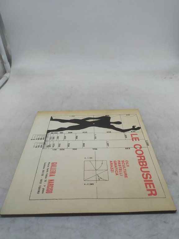 le corbusier catalogo olii sculture pastelli grafica arazzi galleria narciso