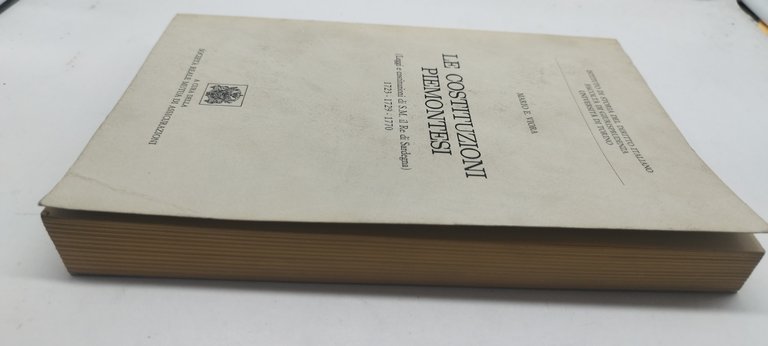 le costituzioni piemontesi mario e viora