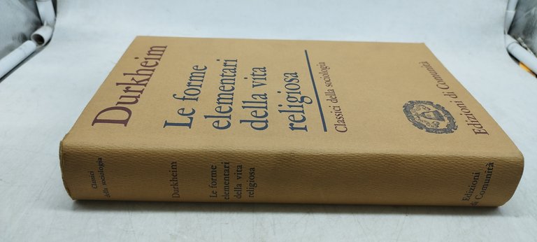 le forme elementari della vita religiosa