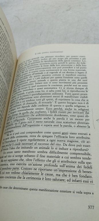 le forme elementari della vita religiosa