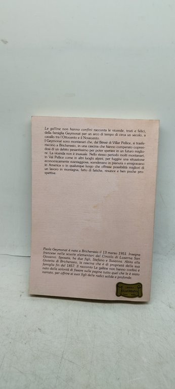 le galline non hanno confini paola geymonat d'amore