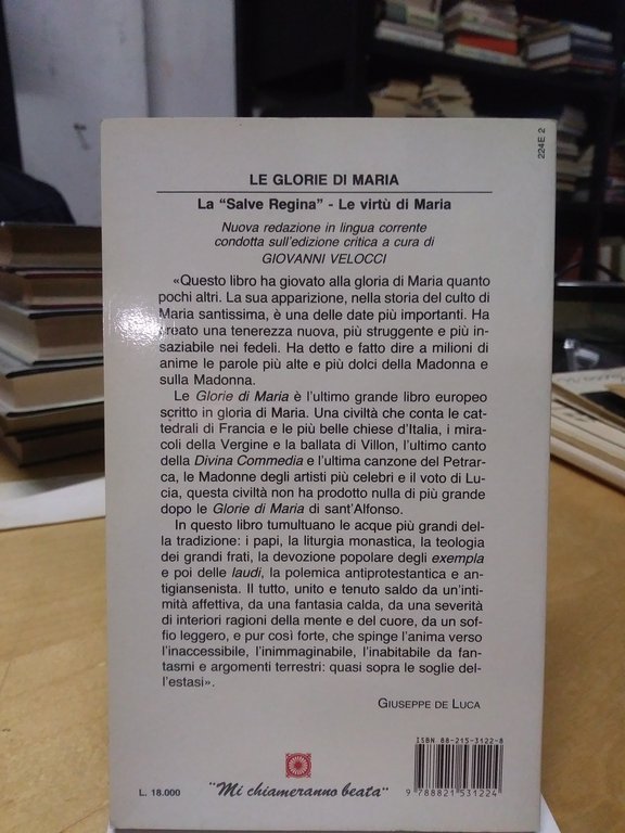 le glorie di maria s.alfonso m.de liguori