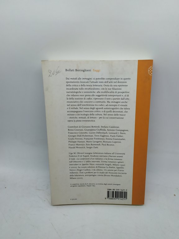 le immagini della critica conversazioni di teoria letteraria ugo m,olivieri