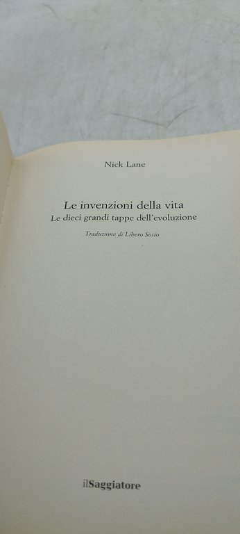 le invenzioni della vita le dieci grandi tappe dell'evoluzione