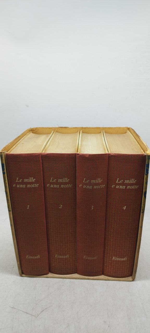 le mille e una notte 4 volumi einaudi i millenni