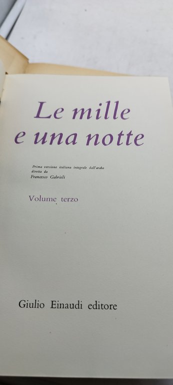 le mille e una notte einaudi i millenni 4 volumi