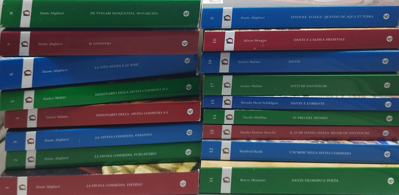 le opere di dante alighieri corriere della sera 18 volumi