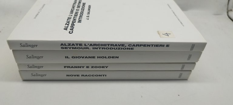le opere di j.d. salinger 4 volumi la biblioteca di …