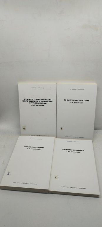 le opere di j.d. salinger 4 volumi la biblioteca di …