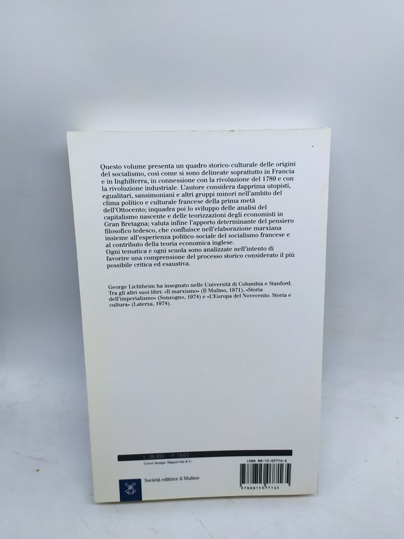 le origini del socialismo george lichtheim il mulino