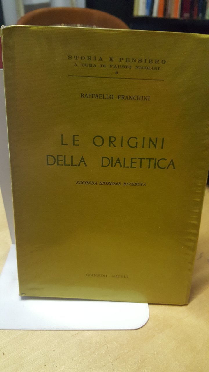 le origini della dialettica giannini napoli storia e pensiero