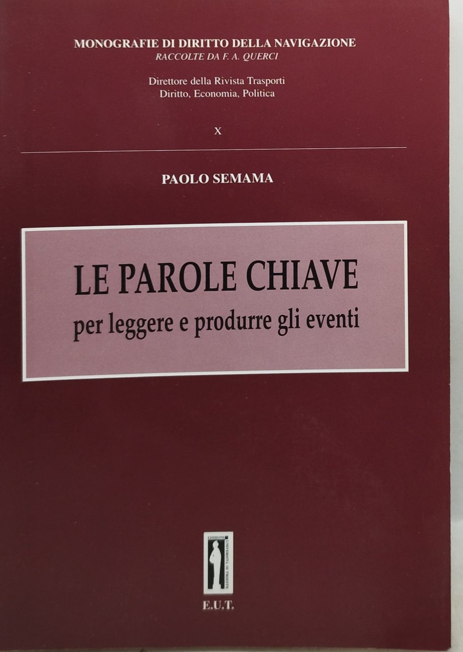 le parole chiave per leggere e produrre gli eventi