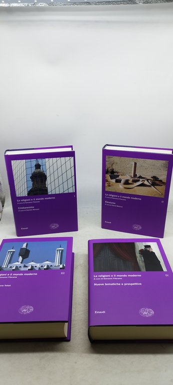 le religioni e il mondo moderno einaudi 4 volumi