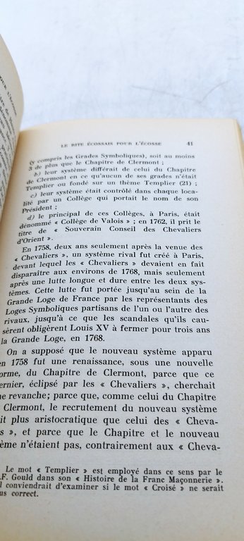 le rite ecossais pour l'ecosse