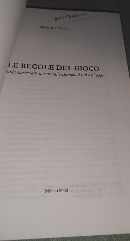 le rogole del gioco guida storica alle norme sulla stampa … | Immagine Gallery 5