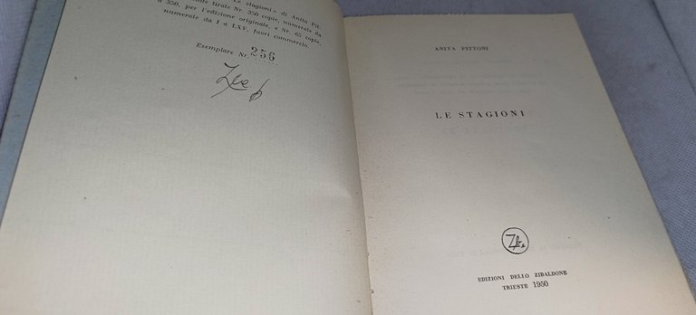 le stagioni anita pittoni