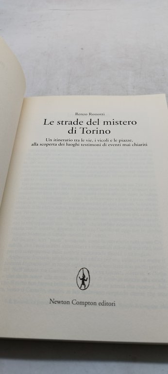le strade del mistero di torino renzo rossotti