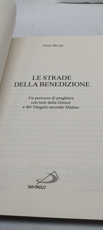 le strade della benedizione