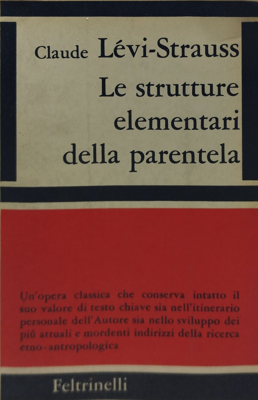 le strutture elementari della parentela