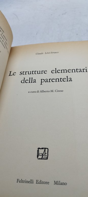 le strutture elementari della parentela