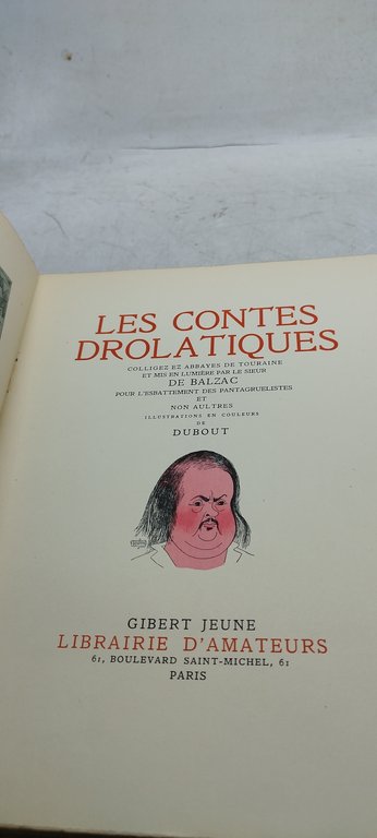 les contes drolatiques gibert jeune librairie d'amateurs