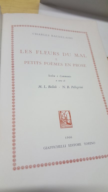 les fleurs du mal petits poemes en prose baudelaire