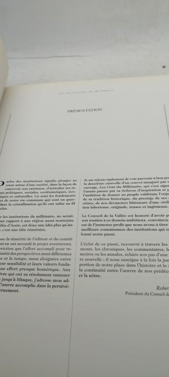 les institutions du millenaire