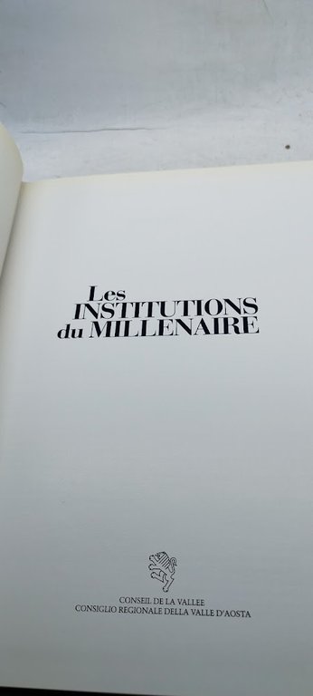 les institutions du millenaire