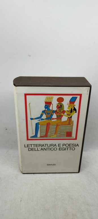 letteratura e poesia dell'antico egitto einaudi i millenni