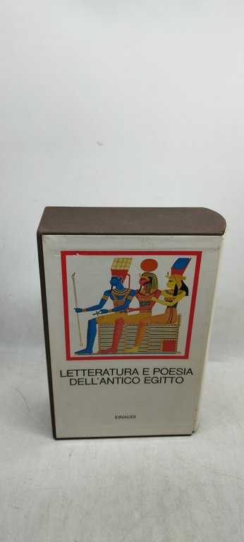 letteratura e poesia dell'antico egitto einaudi i millenni