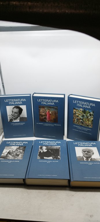 letteratura italiana la biblioteca di repubblica l'espresso 23 volumi