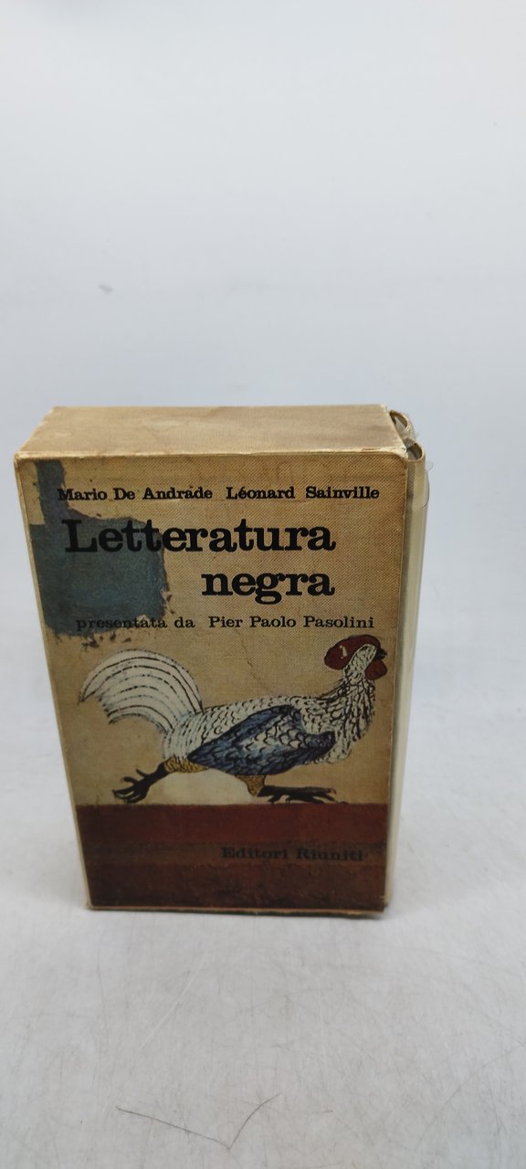 letteratura negra presentata da pier paolo pasolini riuniti