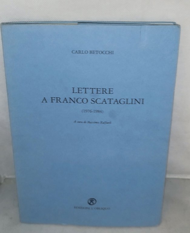 lettere a franco scataglini 1976-1984 | Immagine Gallery 1