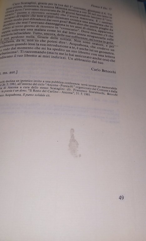 lettere a franco scataglini 1976-1984 | Immagine Gallery 6