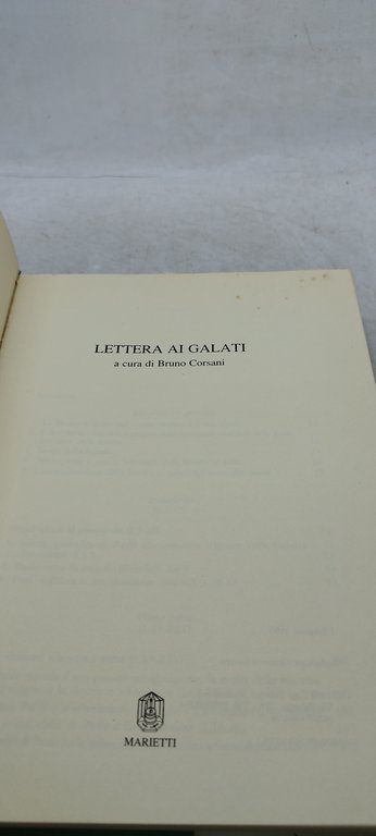 lettere ai galati bruno corsani