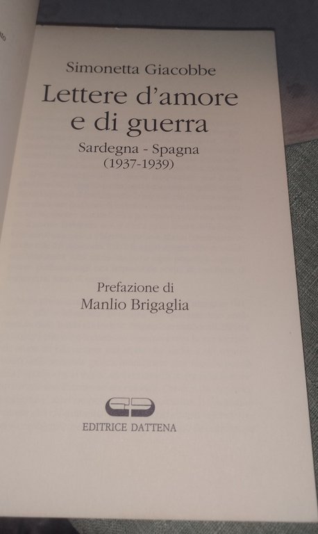 lettere d'amore e di guerra sardegna spagna 1937 1939 | Immagine Gallery 6