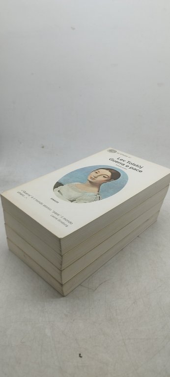 lev tolstoj guerra e pace 4 volumi einaudi gli struzzi