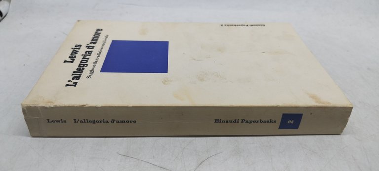 leweis l'allegoria d'amore saggio sulla tradizione medievale einaudi