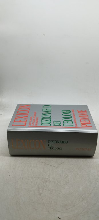 lexicon dizionario dei teologi dal primo secolo ad oggi piemme