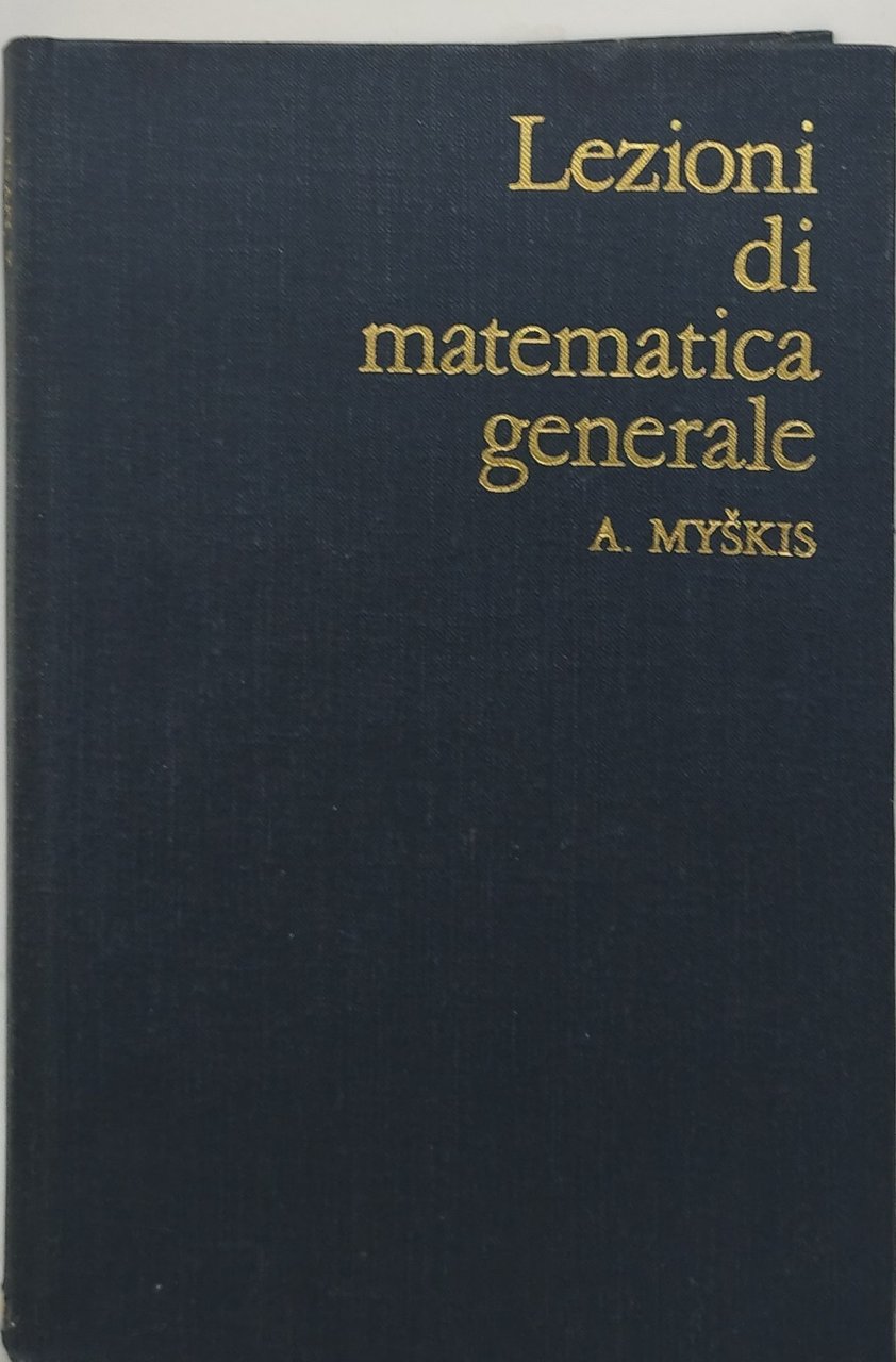 lezioni di matematica generale a myskis