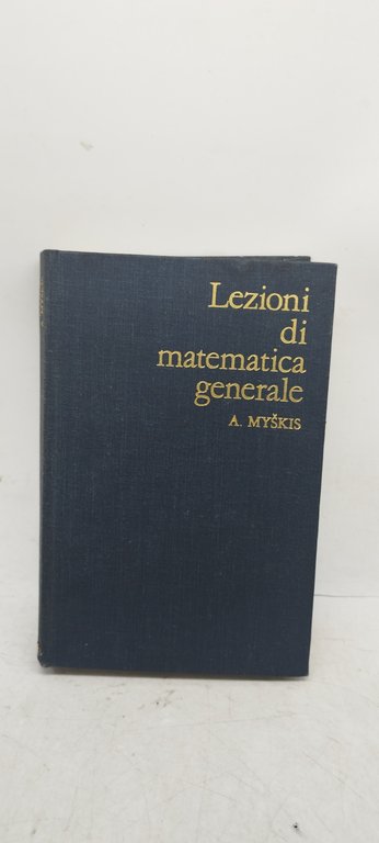 lezioni di matematica generale a myskis
