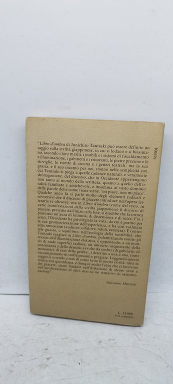 libro d'ombra junichiro tanizaki