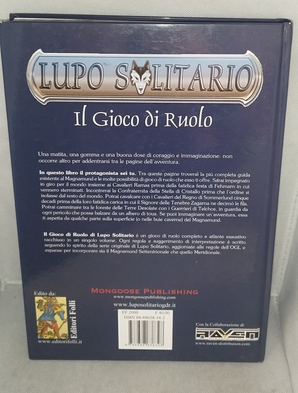 librogame lupo solitario il gioco di ruolo ef 2000
