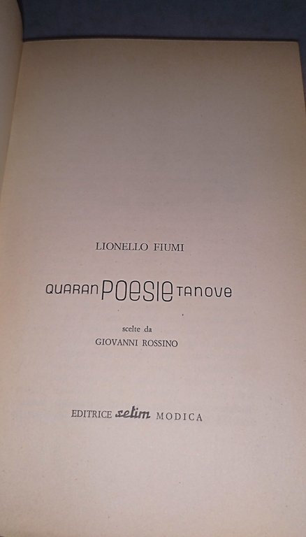 lionello fiumi 49 poeise | Immagine Gallery 6